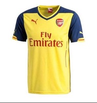 阿仙奴 Arsenal 球衣 波衫 Puma 德國 名牌 Fly Emirates 英超 英格蘭 英國 Jersey Kit 2014 - 2015 Away 作客