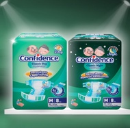 CONFIDENCE Classic Day / Night Popok Dewasa Perekat Celana M8/L7/XL6 Diaper Untuk Dewasa Lansia Ibu Melahirkan Kemasan Pack - Pampers Orang Tua Anti Bocor Dan Tahan Lama