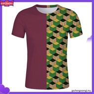 Giyu Tomioka Haori Geometric Design T-Shirt