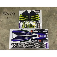 Yamaha NVX 155 NVX155 v1 body sticker monster edition