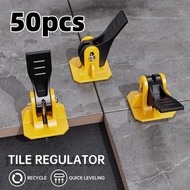 Reusable tile leveling system 50pcs l Alat pasang meratakan mozek l Wedges Tile Spacer Leveler Locat