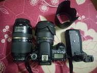 Canon 70d+17-70mm+70-300mm+battery grip