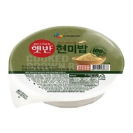 [CJ] Hetbahn 100% Brown Rice 130g CJ 햇반 현미밥 130g | Korean Instant Rice |