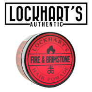 Lockhart's  Fire and Brimstone heavy hold pomade (3.4 oz)