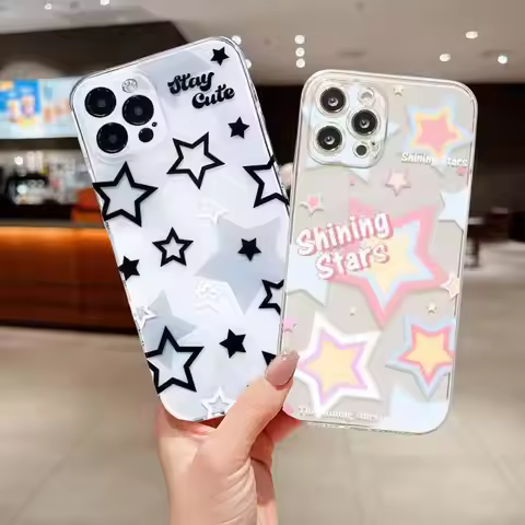 Star Phone Case For VIVO V30E V29E V27E V25E V21E V23E V25 V27 Pro V21 V23 V20 SE Y28 Y20 Y11 Y36 Y1