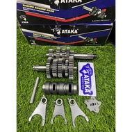 100% ORIGINAL ATAKA RACING ENGINE GEAR BOX SET HONDA WAVE125 5 SPEED RACING GEAR BOX SUPER TURBO GEA