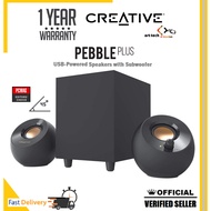 Creative Pebble Plus 2.1 USB Desktop Speakers with Subwoofer