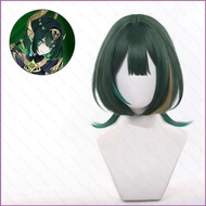 HT5 Genshin Impact Nefer Cosplay Wig Anime Hair Woman Man Hairpiece Heat Resistant Halloween Party T