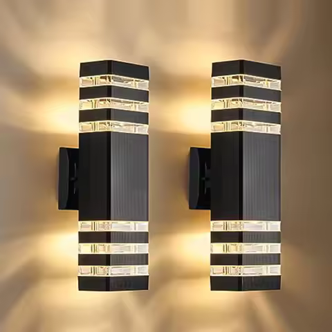 Decor Wall Light Outdoor E27 Lamps Waterproof Street Porch Sconces Garden Facade Lights Balcony Bedr
