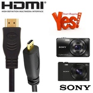 Hdmi Cable Type D Camera Sony A5000- A5100- A6000- A6300- A6400