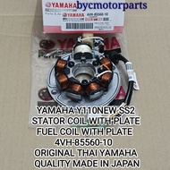 YAMAHA Y110NEW SS2 STATOR COIL FUEL COIL MAGNET COIL WITH PLATE 4VH-85560-10 ORIGINAL THAI YAMAHA QU