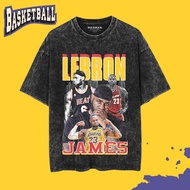 MADMAN Washed LEBRON JAMES Oversized T-Shirt | WO 115