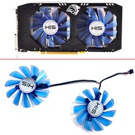 New 85MM 4PIN FDC10U12S9-C 0.45A RX 570 IceQ X² GPU FAN For HIS RX 570 IceQ X² OC 4GB Graphics card 