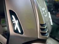 X-v1 Storm Moto 🇹🇼 ไฟเลี้ยว X สำหรับ Vespa Sprint / Primavera กรอบไฟหน้า มี สี ดำด้าน กับ โครเมียม น