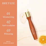 BREYLEE Vitamin C Whitening Eye Serum Skincare Massager Remove Dark Circles Eye Care 15ML