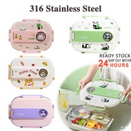 316 Stainless Steel Lunch Box For Kids Thermal Lunch Box Food Containers Lunch Bag Bento Box YM54