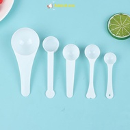 ADL 10Pcs 1g 3g 5g 10g Measuring Plastic Scoop Measuring Spoons Milk Powder Spoons LE
