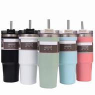 Tyeso Vacuum Insulated Tumbler with straw Coffee Mug Hot&amp;Cold Water Bottle 600ml | 900ml