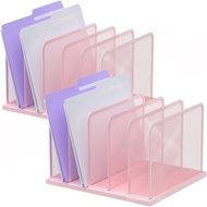 Kuntine.B Desk File Organizer Upright Mesh Desktop Organizer File Sorter Office Organization File Ho