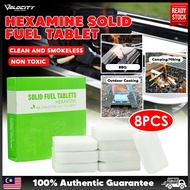 Hexamine Alcohol Fuel Tablet Lilin Askar Foldable Solid Fuel Stove Camping Metal Cooker Fire Starter Gel Dapur Masak
