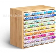 New Style Brush Storage Box Marker Pen Storage Desktop Marker Pen Wooden Cross-Border Storage Childr