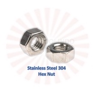 Hex Nut Stainless Steel M5 Nut SS 304
