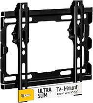 Low Profile Tilt TV Wall Mount Bracket for Most 23-43 inch LED, LCD OLED, Plasma Flat Panel and Curv