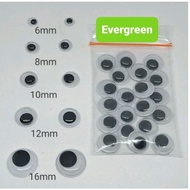 MATA Doll EYES TOY EYES ROCKING DOLL EYES | Acc PLASTIC ROUND EYES