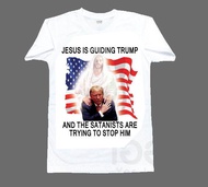 ⚡️ พร้อมส่ง⚡️เสื้อทีเชิร์ตเสื้อยืดคอกลมแฟชั่น trump