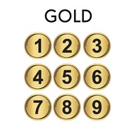 Table Number Laser Engrave Cafe / Canteen / Dine in Table Number Ukiran Nombor Meja / 桌面号码