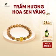 Single Round Incense Bracelet Mixed Lotus And Speed Frankincense Vietnamese Thien Moc Huong Lucky And Successful