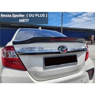 1st Generation Perodua Bezza Gear Up Plus Spoiler Body Kit Fiber Ready Stock