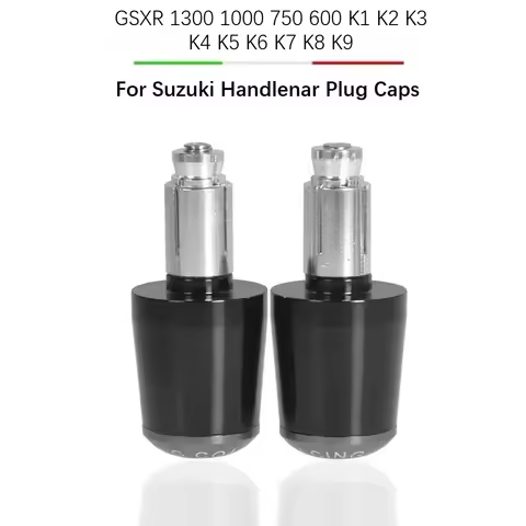 7/8" 22mm Motorcycle handlebar Grips Ends Handlebar Grips Cap Weights Plug For GSXR 1300 1000 750 60
