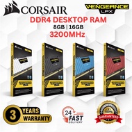 Corsair Vengeance LPX Gaming RAM DDR4 RGB GAMING RAM  ( 3200MHZ / 3600MHZ ) (16GB / 32 GB/ 64GB )