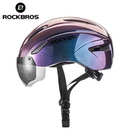 ROCKBROS Cycling helmet with goggles glasses road MTB bike Helmet