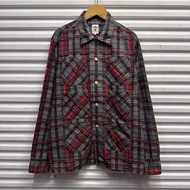 < OPMM >-[2 West8] Multi-Pocket Checked Shirt