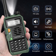MOTO 5R UV PLUS Dual Band UHF VHF Walkie Talkie 16 กม Ham Radio