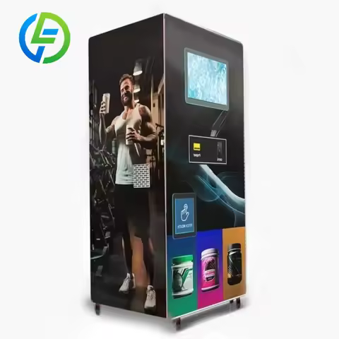 Commercial Credit Card Payment Touch Screen Protein Shakes Vending Machines Protein Vending Machine