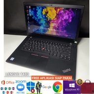 TERBARU !! LAPTOP LENOVO THINGPAD T480 INTEL CORE I5 GEN 7 RAM 8GB SSD