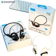 NANASALONNN Open-Ear Neckband Bluetooth Headphones IPX7 Waterproof Magnetic Fast Charging Long Batte