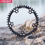 PASS QUEST Round/Oval 5 Claw 130BCD Chainring 40T-58T Hollow Narrow Wide Hight Strength Road Bike Chainwheel for 130-5 Crankset