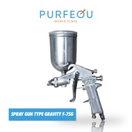 SPRAY GUN GRAVITY TYPE PAINT SPRAY GUN F-75G