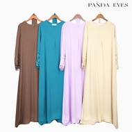 Panda Eyes Zip Lace Abaya CLO-CNJJ3697DRS
