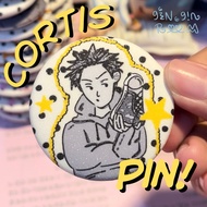 CORTIS PIN GLITTER CORTIS PIN/ FANMADE/ - GIN.GIN.ROOM