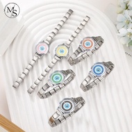 Italian Charm Modular Watch Bracelet Wrist Watch Fit 9mm Stainless Steel Bracelet DIY Making Jewelry