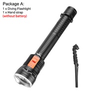 Asafee Super Bright Diving Scuba 2500LM D899 3*XHP70 LED Underwater Brightness Shooting 3 Gear Pushi