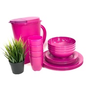 READY STOCK TUPPERWARE CAMELLIA DINING SET JUG PINGGAN BOWL