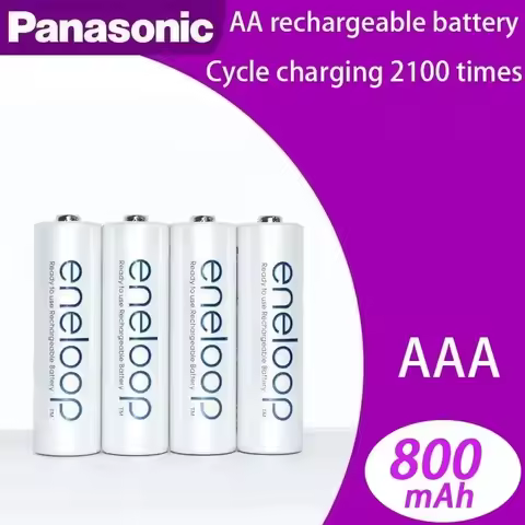 New Panasonic Eneloop 800mAh AAA 1.2V NI-MH Rechargeable Batteries For Electric Toys Flashlight Came