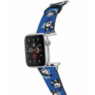 迪士尼100週年奧斯華十字壓紋牛皮Apple Watch真皮皮革錶帶 5546