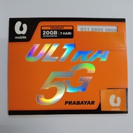 Umobile Vip number 011-68665606